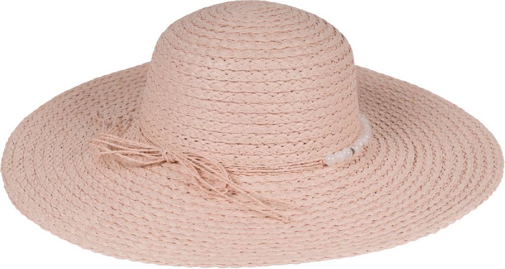 Stylebreaker Papierstroh Sonnenhut Perlen Hutband