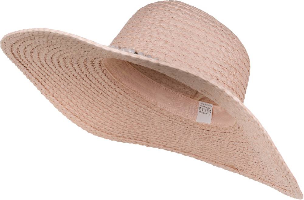 Stylebreaker Papierstroh Sonnenhut Perlen Hutband