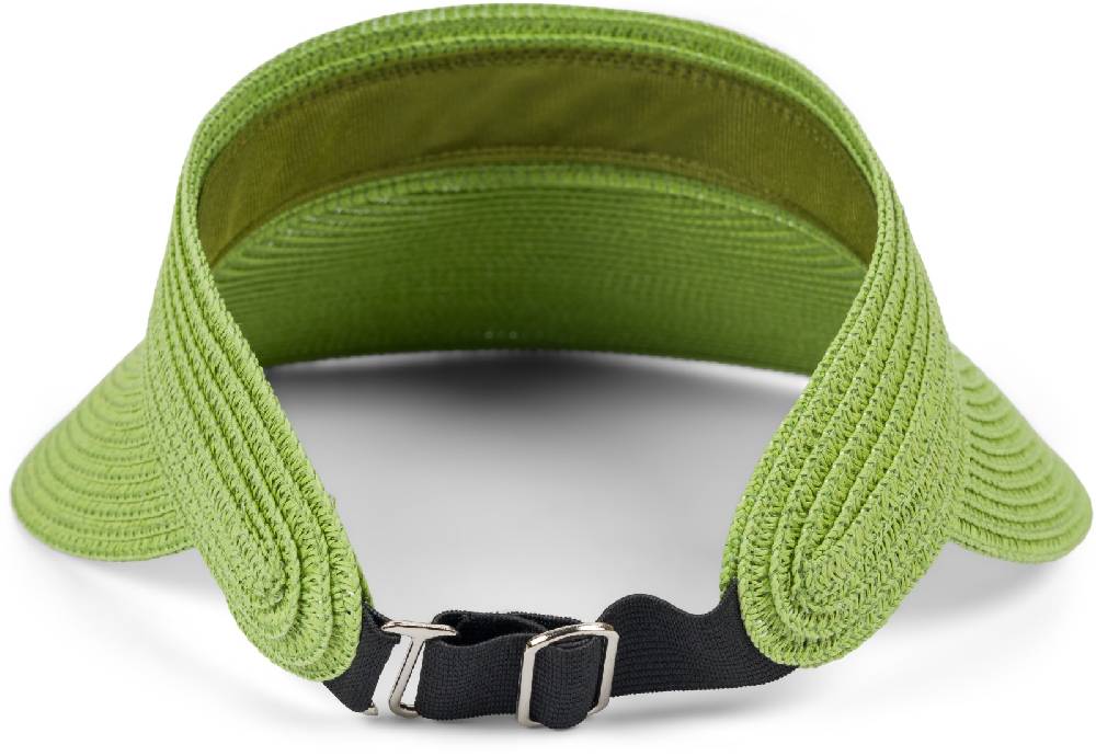 Stylebreaker Papierstroh Visor Cap Einfarbig