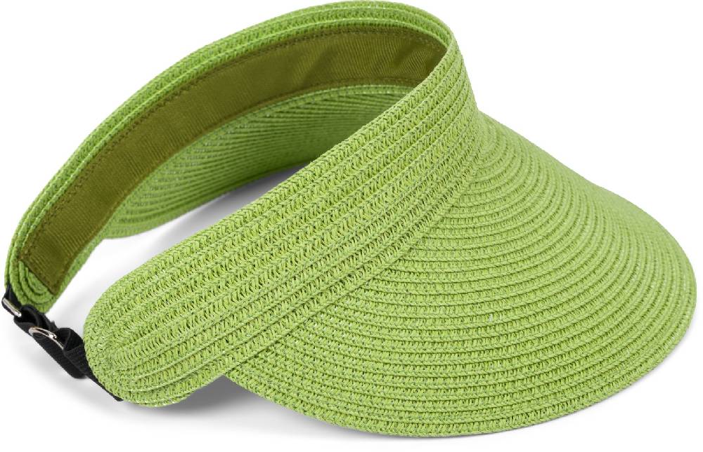Stylebreaker Papierstroh Visor Cap Einfarbig