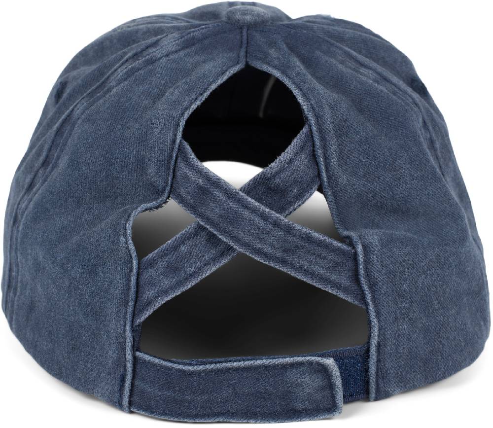 Stylebreaker Ponytail Baseball Cap Used Look