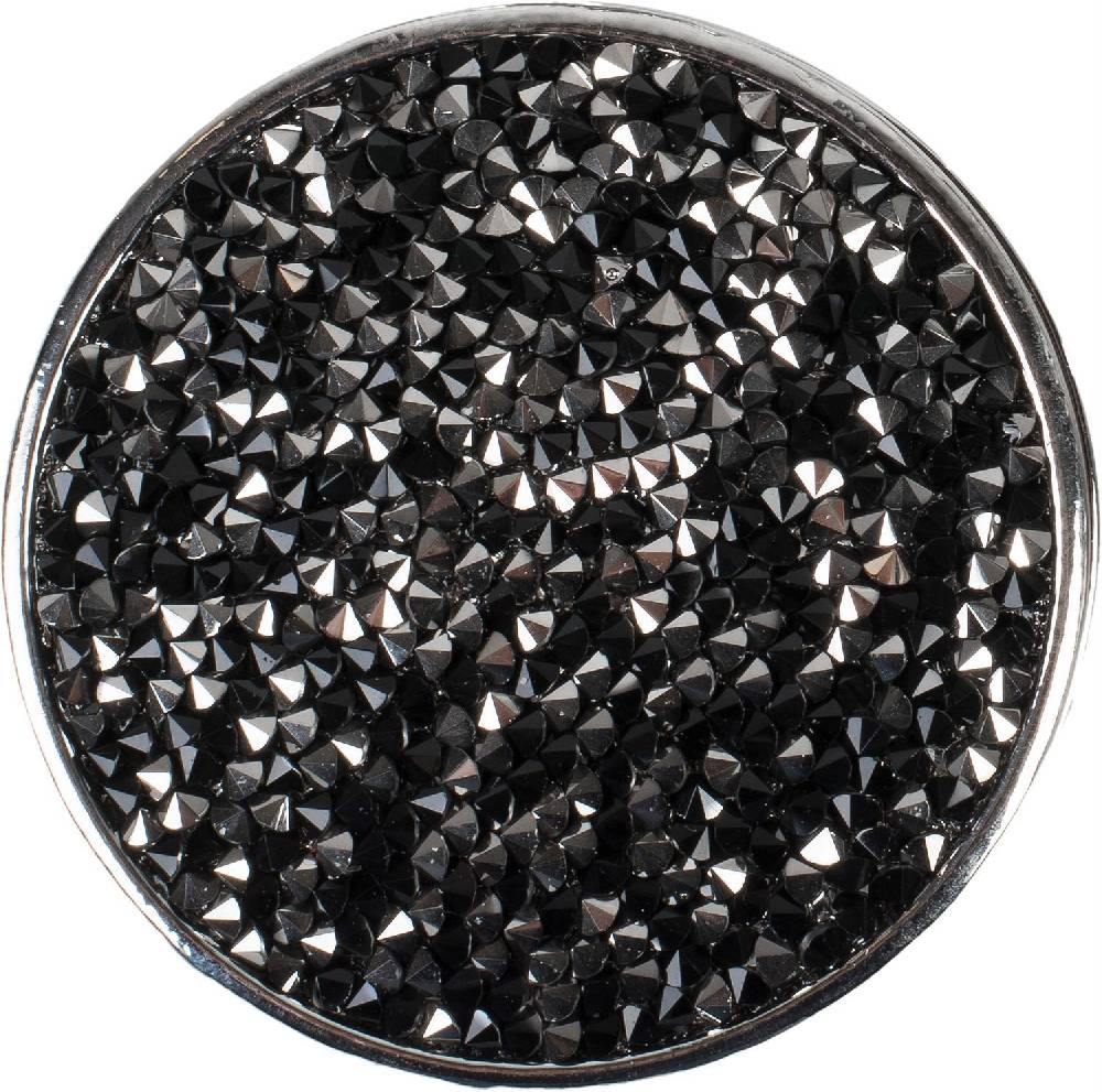 Stylebreaker Runde Magnet Brosche Mit Strass