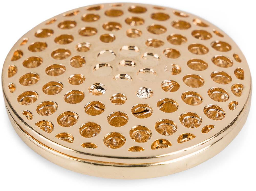 Stylebreaker Runde Magnet Brosche Peace Strass