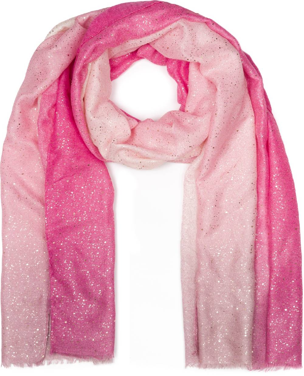 Stylebreaker Schal Farbverlauf Metallic Details