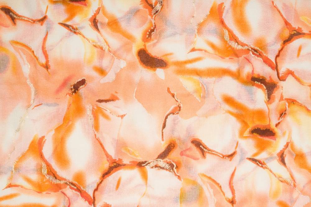 Stylebreaker Schal Marmor Muster Metallic Akzente