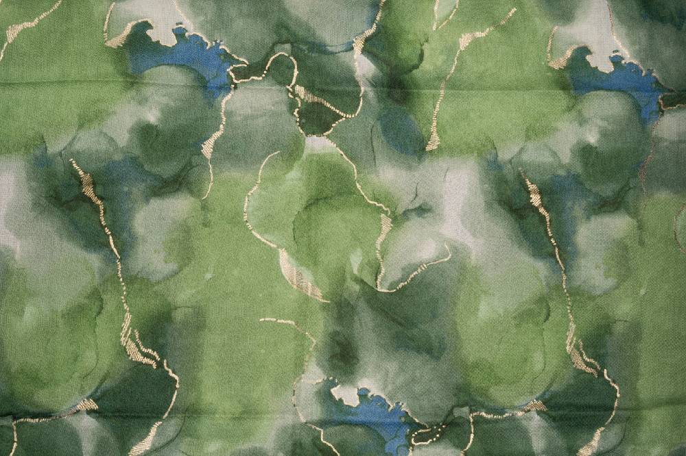 Stylebreaker Schal Marmor Muster Metallic Details