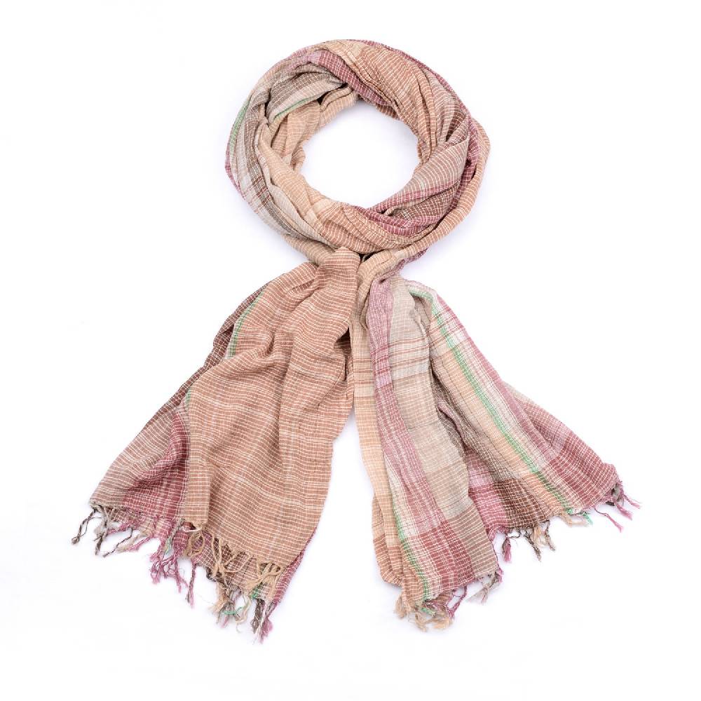 Stylebreaker Schal mit buntem Karo Streifen Muster