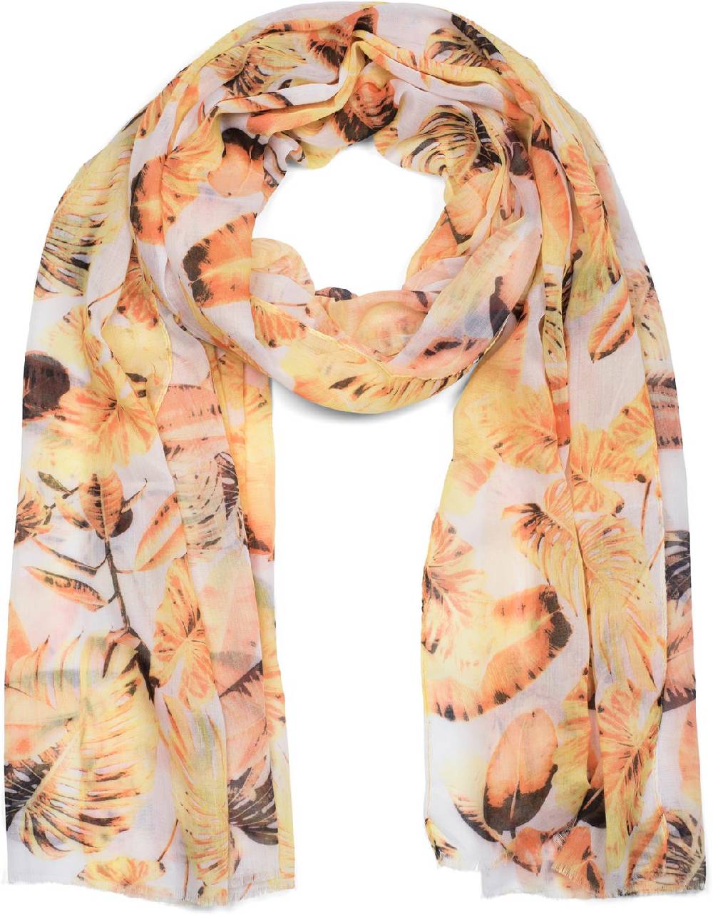 Stylebreaker Schal mit Palmen Blätter Muster