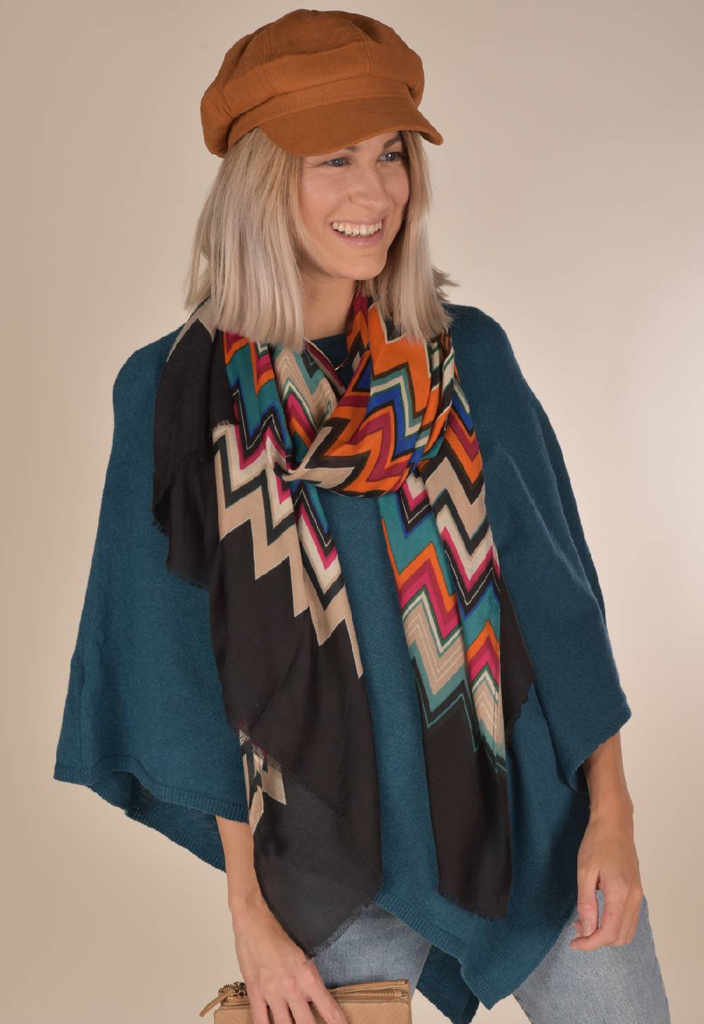 Stylebreaker Schal Mit Zick-Zack Muster