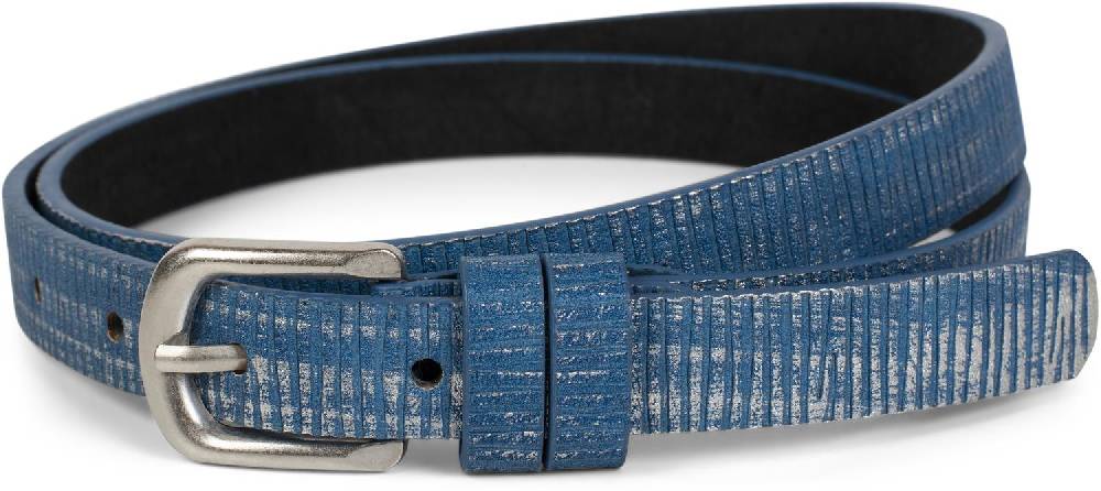 Stylebreaker Schmaler Gürtel mit Streifen Struktur