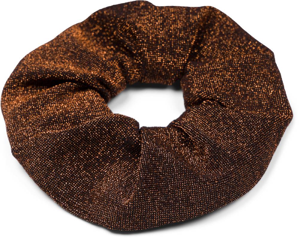 Stylebreaker Scrunchie Haargummi Glitzer Stoff