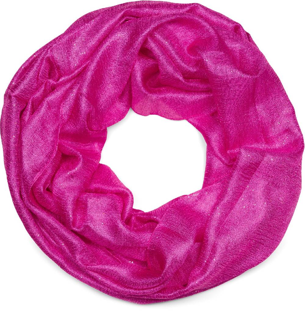 Stylebreaker Seidiger Einfarbiger Loop Glitzer