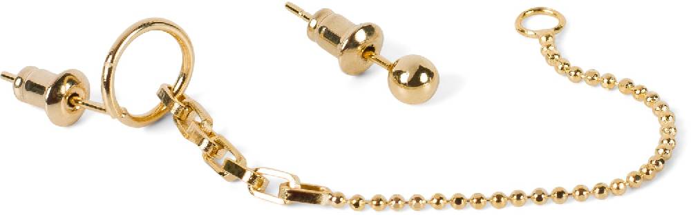 Stylebreaker Single Ear Ohrring Set Mit Kette