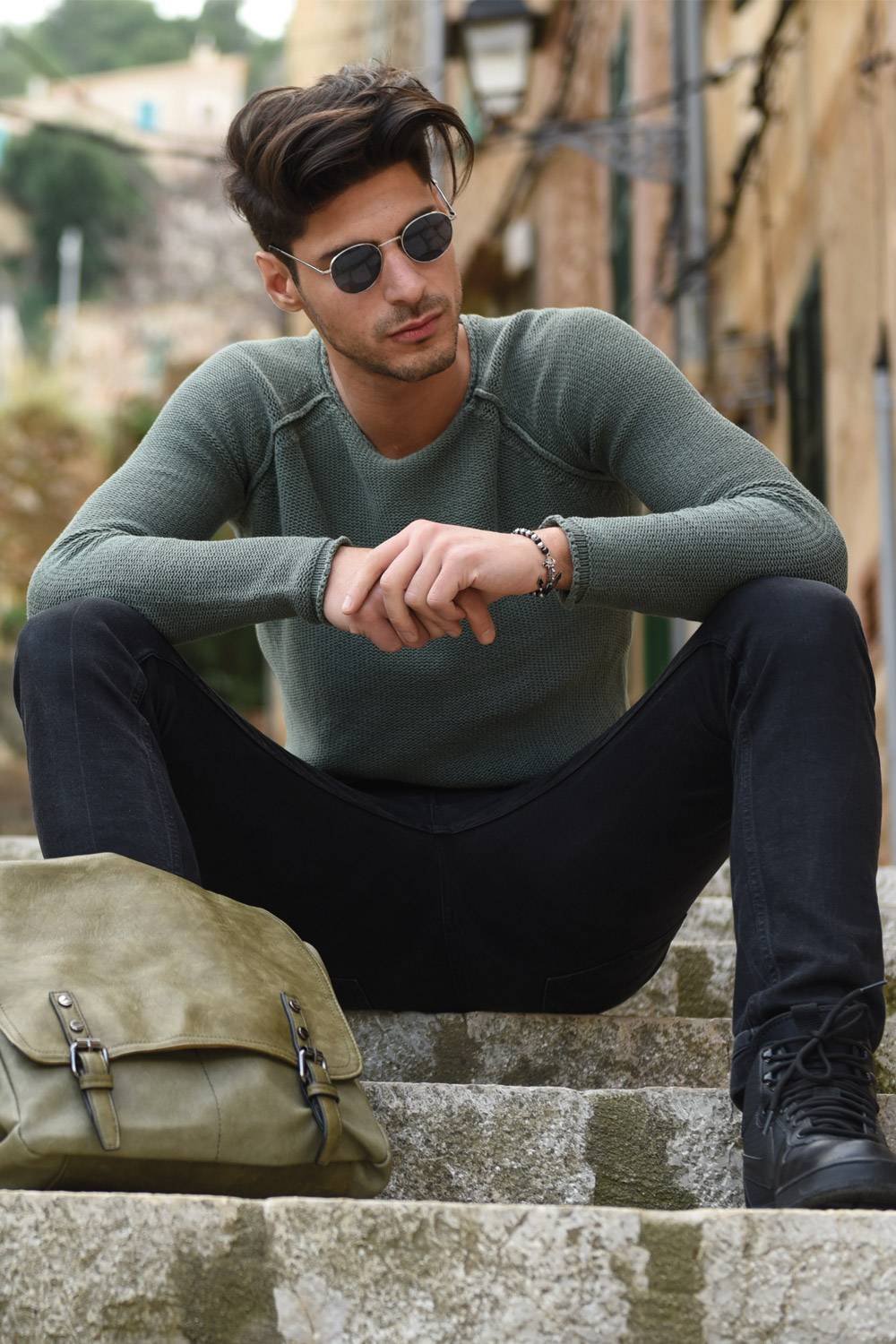 Stylebreaker Sonnenbrille Pantobrille Rund