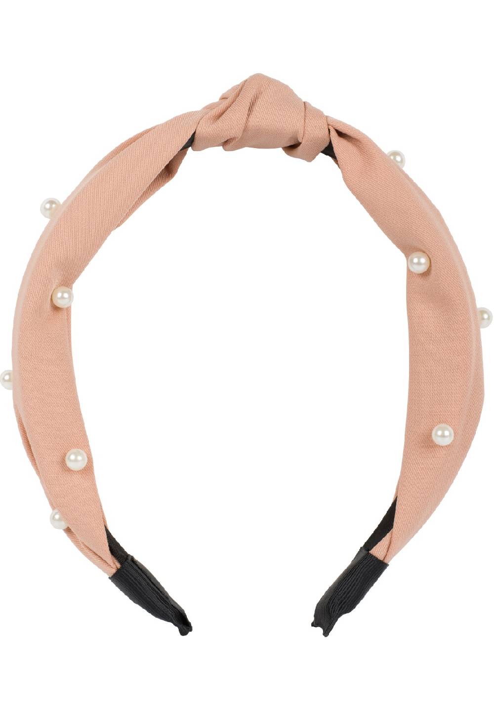 Stylebreaker Stoff Haarreif Mit Perlen