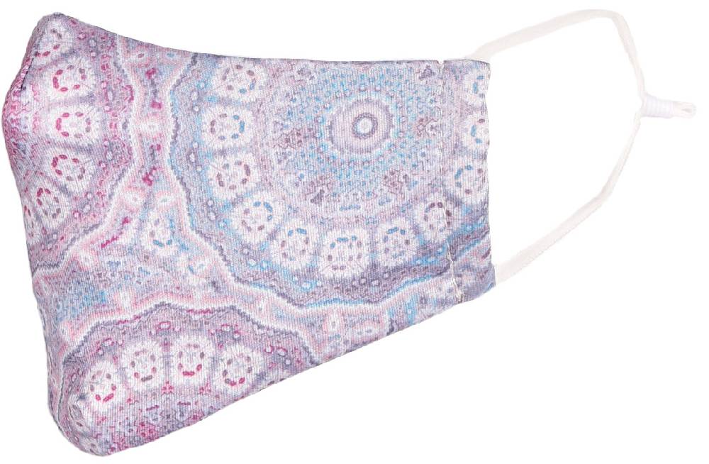 Stylebreaker Stoffmaske mit Ethno Kreise Muster