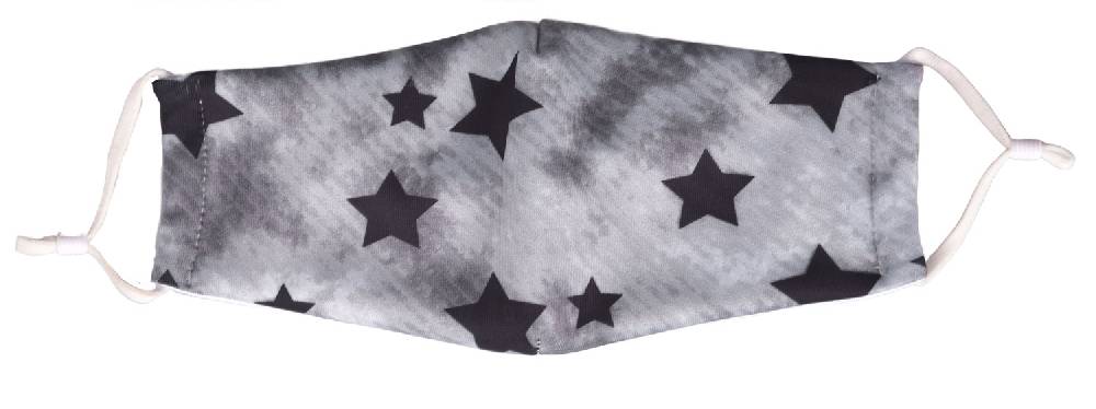 Stylebreaker Stoffmaske Mit Vintage Sterne Muster