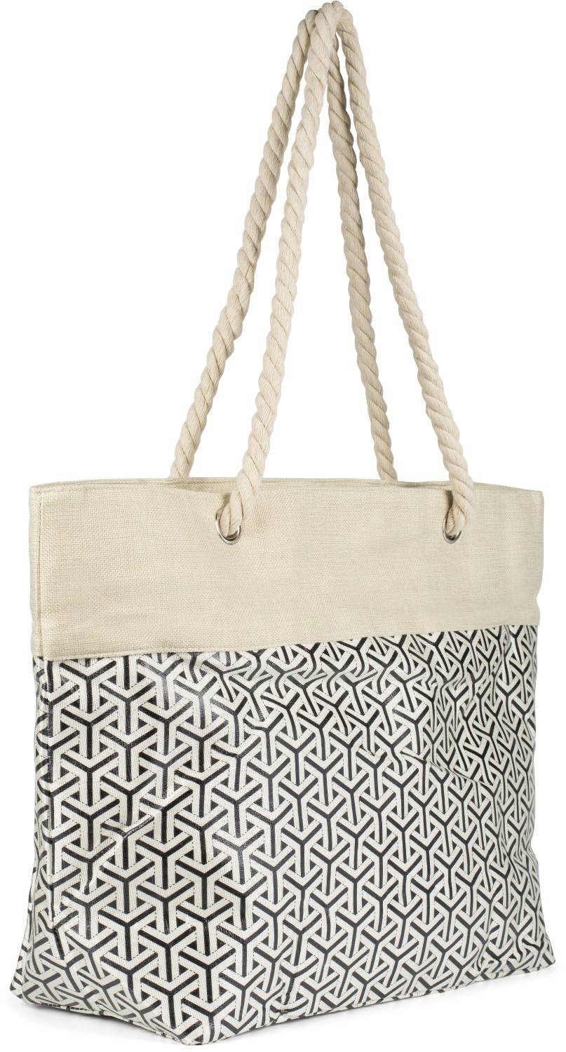 Stylebreaker Strandtasche Metallic Infinity Würfel