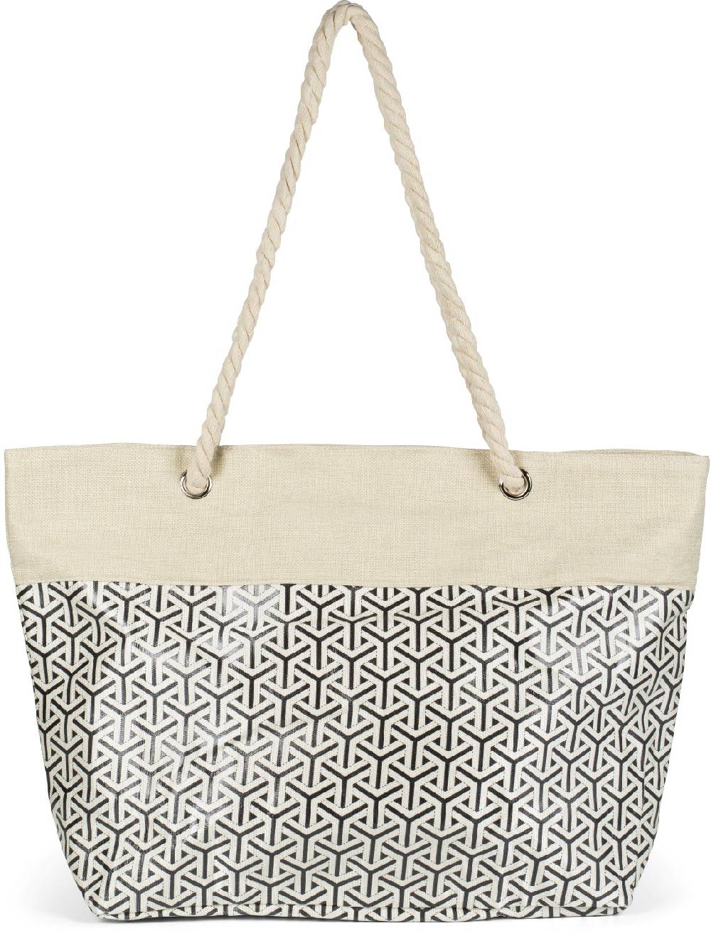 Stylebreaker Strandtasche metallic Infinity Würfel