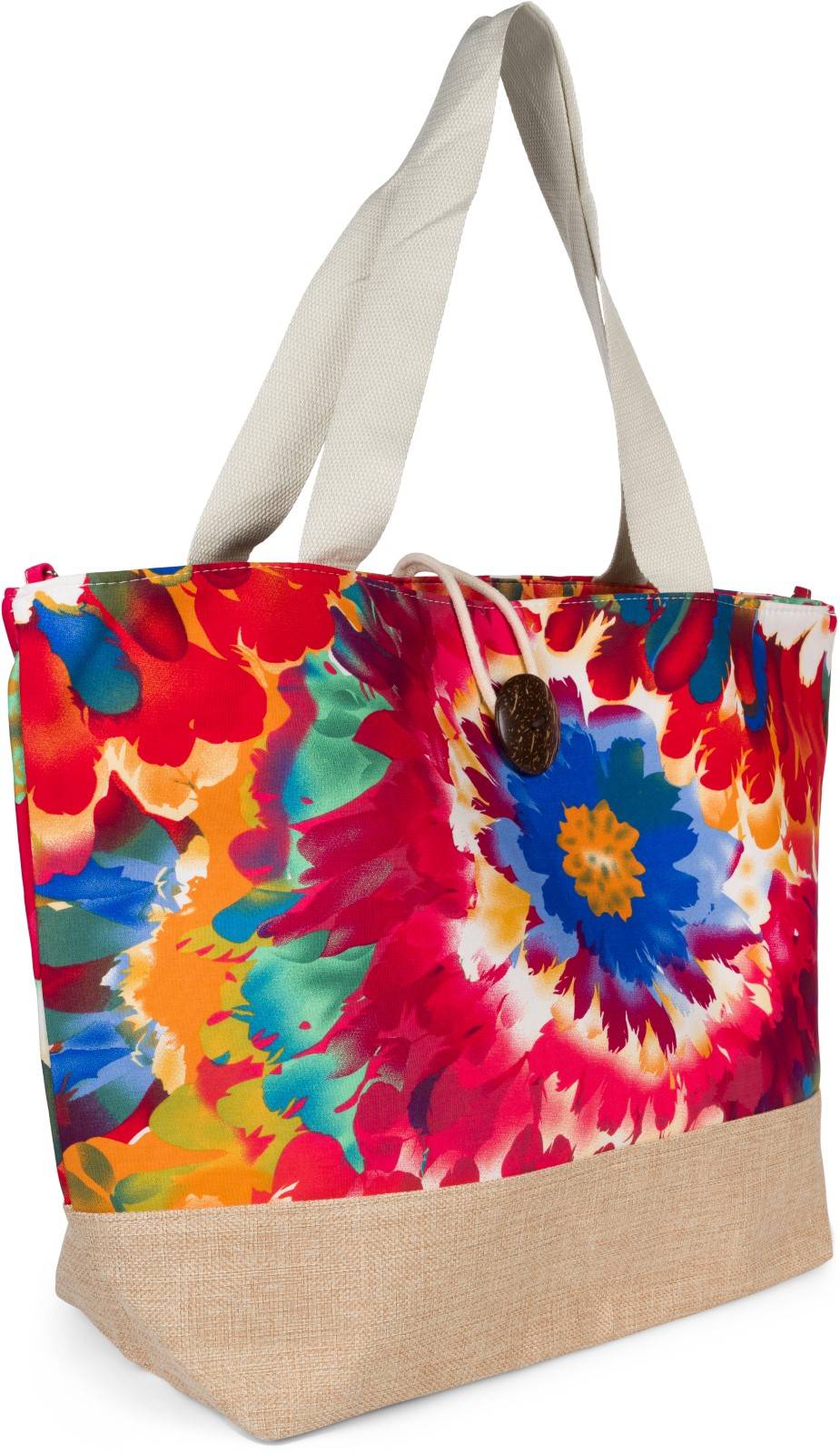 Stylebreaker Strandtasche Mit Blumen Muster