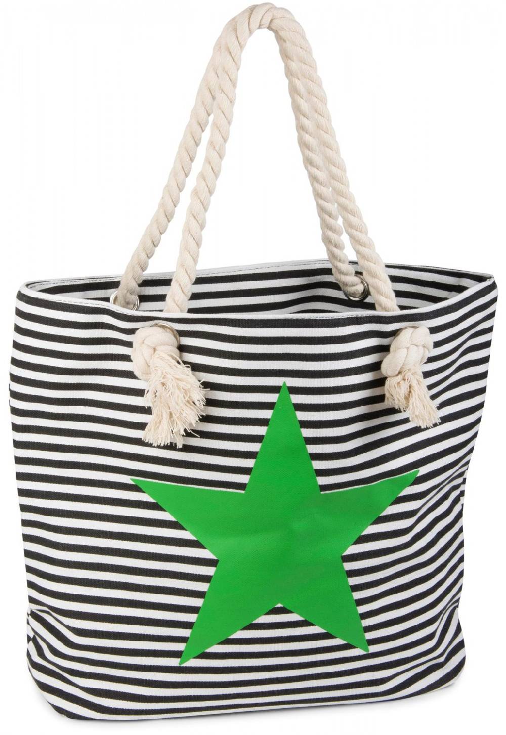 Stylebreaker Strandtasche Mit Streifen Und Stern