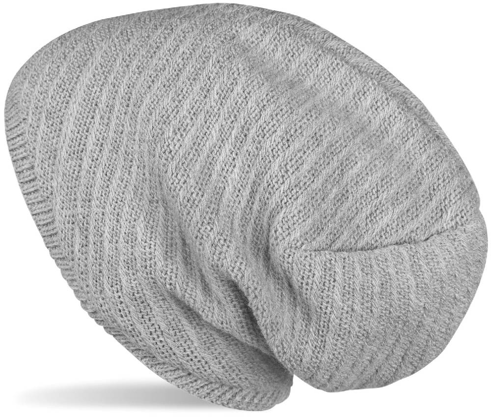 Stylebreaker Strick Beanie Mütze mit Thermo-Fleece