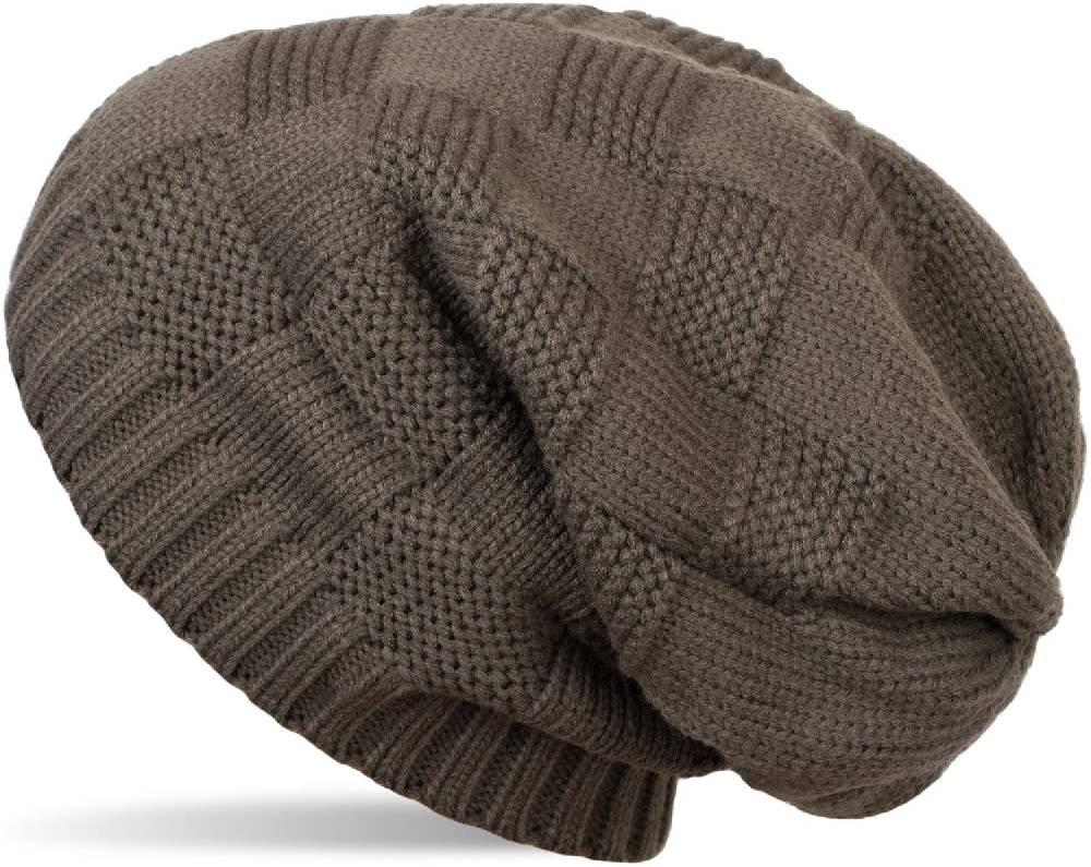 Stylebreaker Strick Beanie Patent Muster
