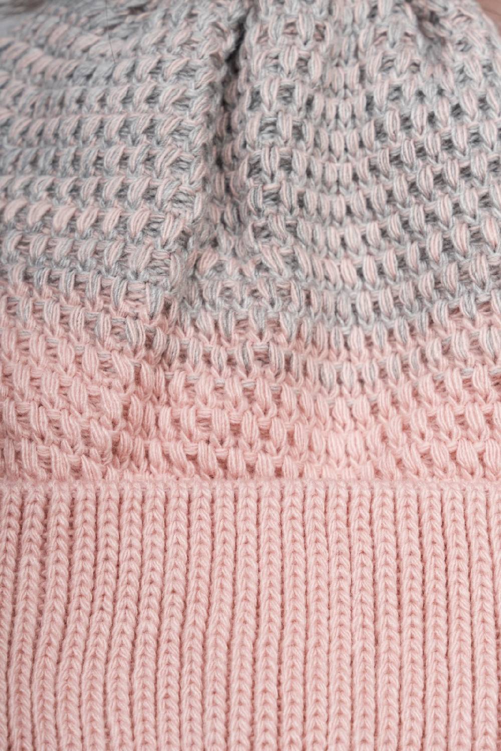 Stylebreaker Strick Bommelmütze Mit Farbverlauf