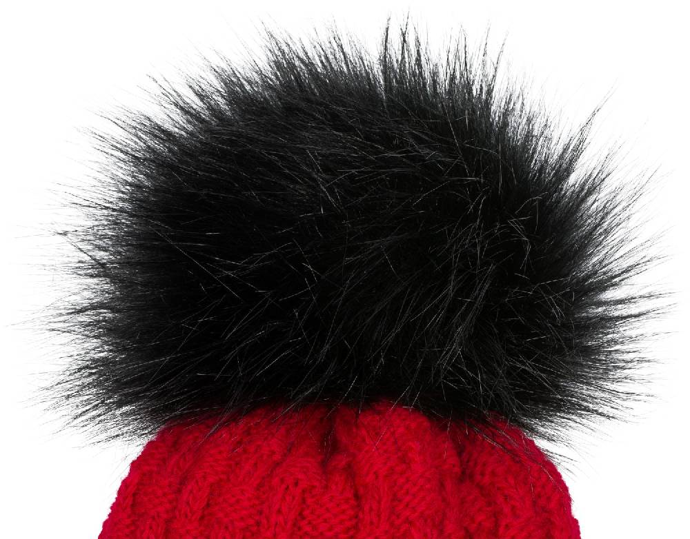 Stylebreaker Strick Bommelmütze Mit Flecht Muster