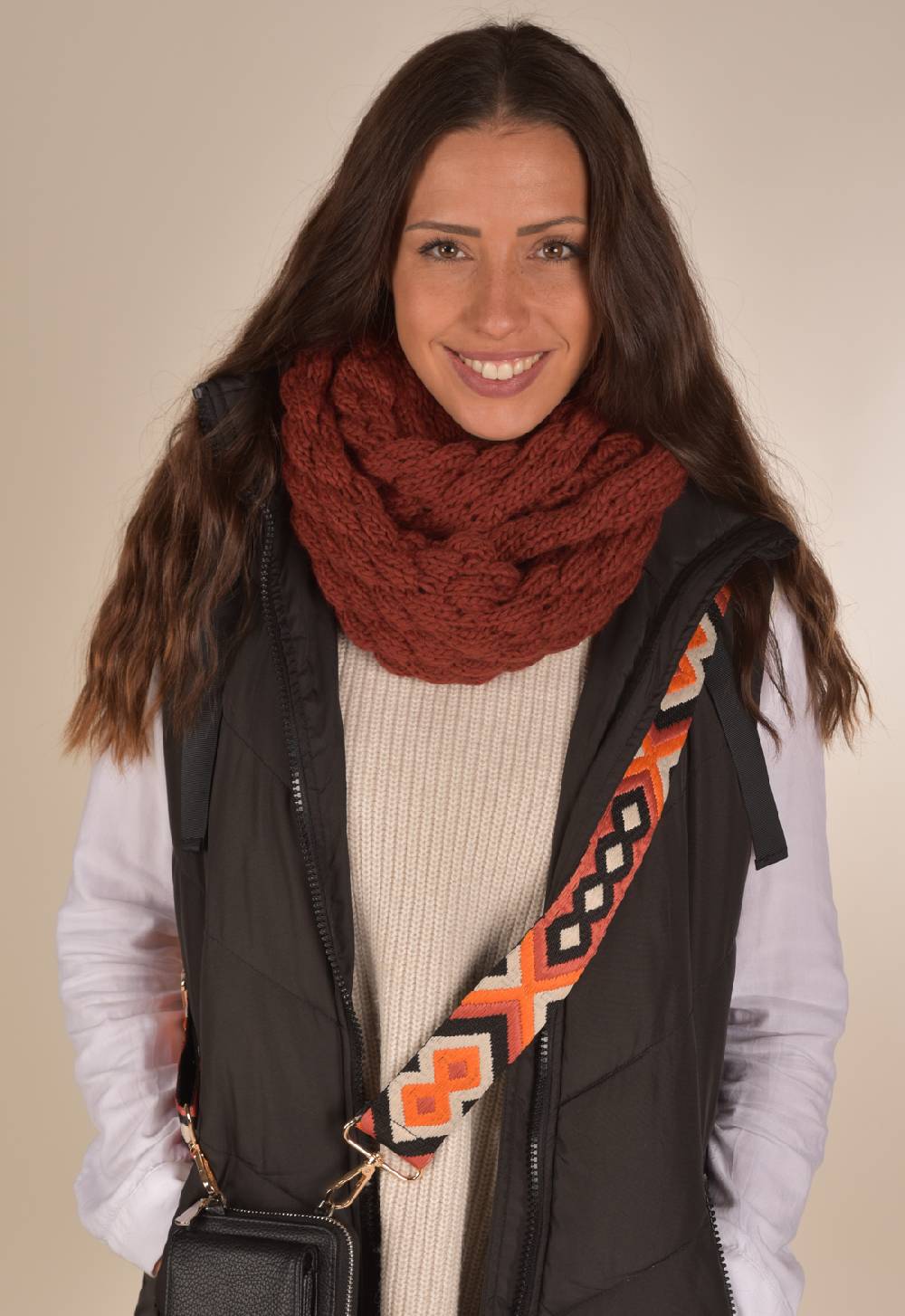 Stylebreaker Strick Loop Mit Bubblemuster