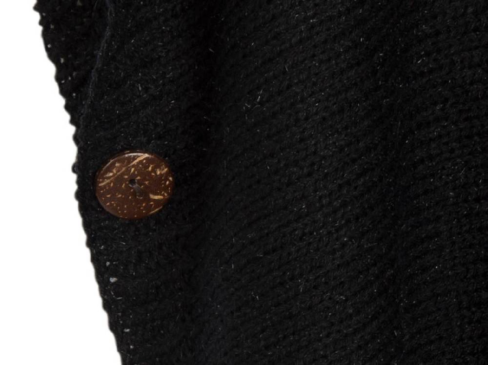 Stylebreaker Strick Poncho Mit Edlem Schimmer