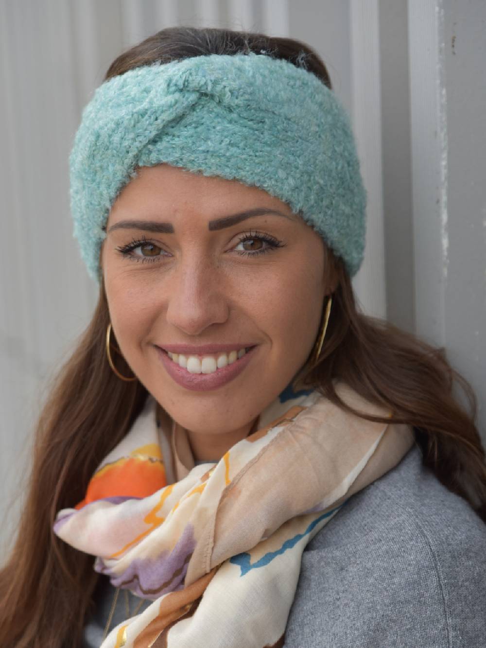 Stylebreaker Strick Stirnband Bouclé Optik