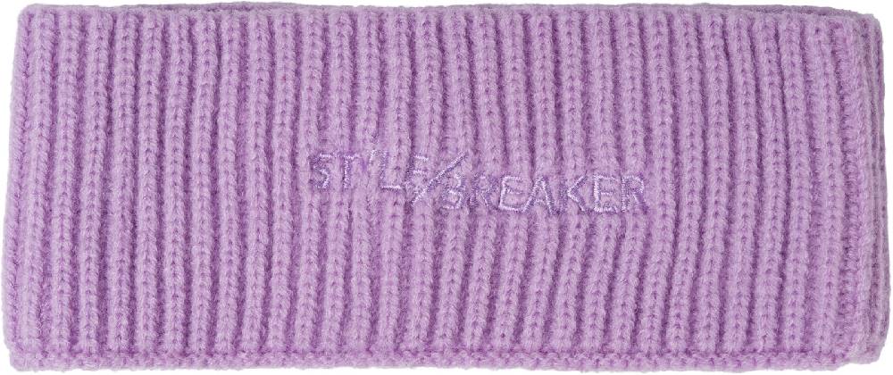 Stylebreaker Strick Stirnband Rippenmuster