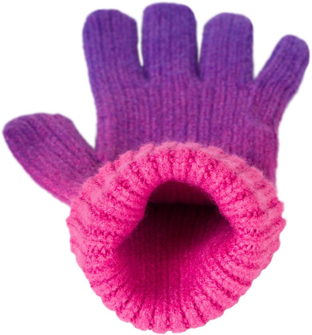 Stylebreaker Strickhandschuhe Farbverlauf Muster