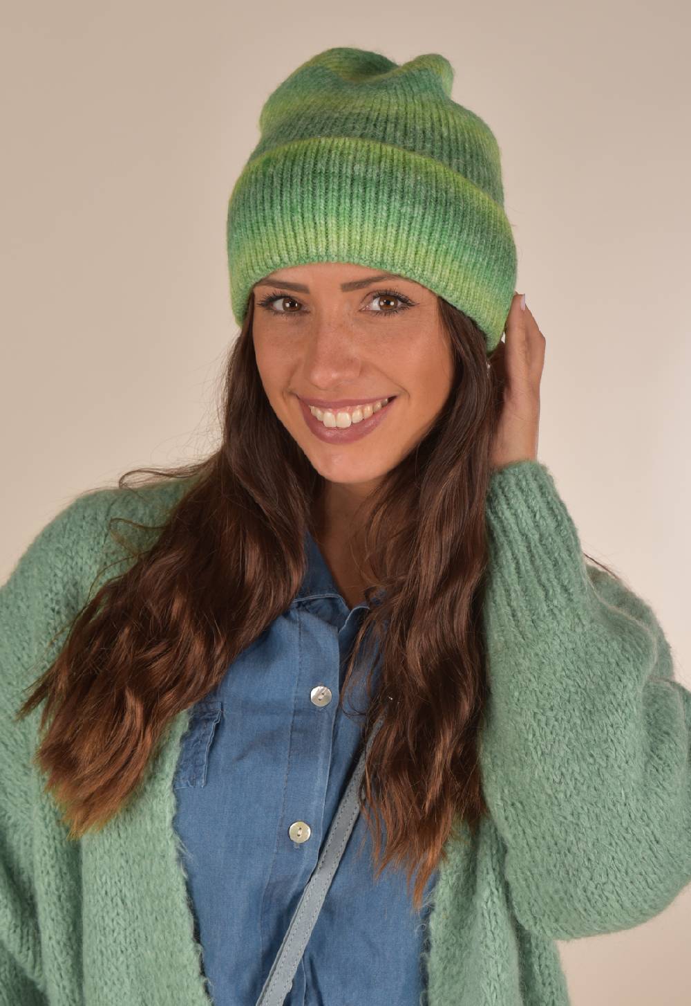 Stylebreaker Strickmütze Ombré