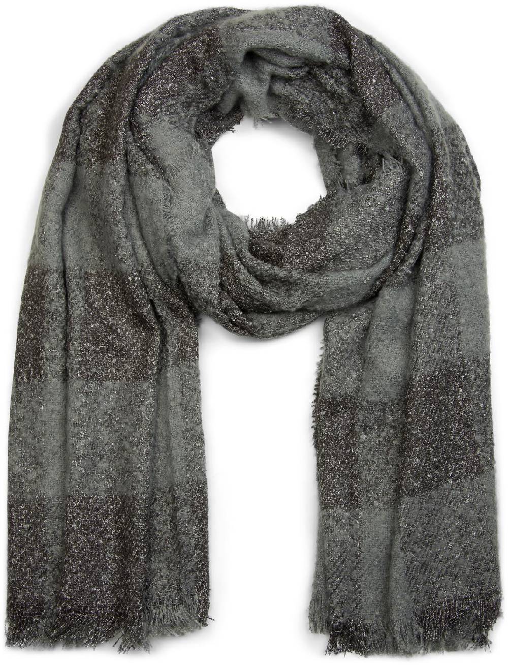 Stylebreaker Strickschal mit Vichy Karo Muster