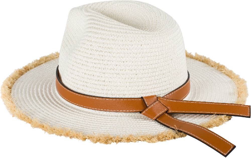 Stylebreaker Strohhut Mit Ausgefranster Krempe