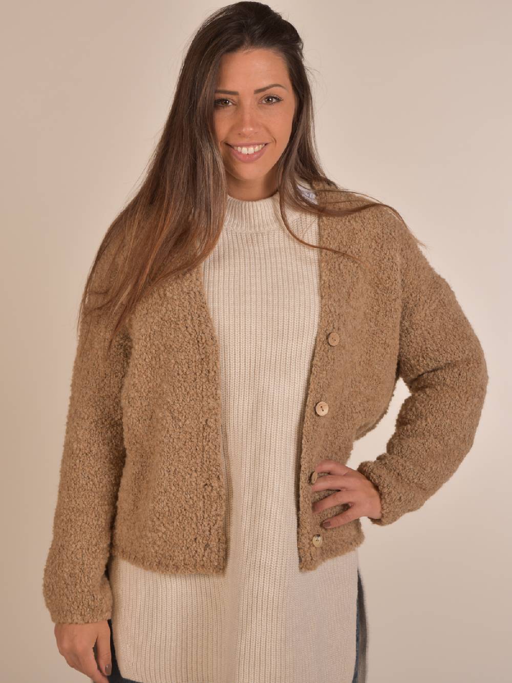 Stylebreaker Teddy Strick Cardigan