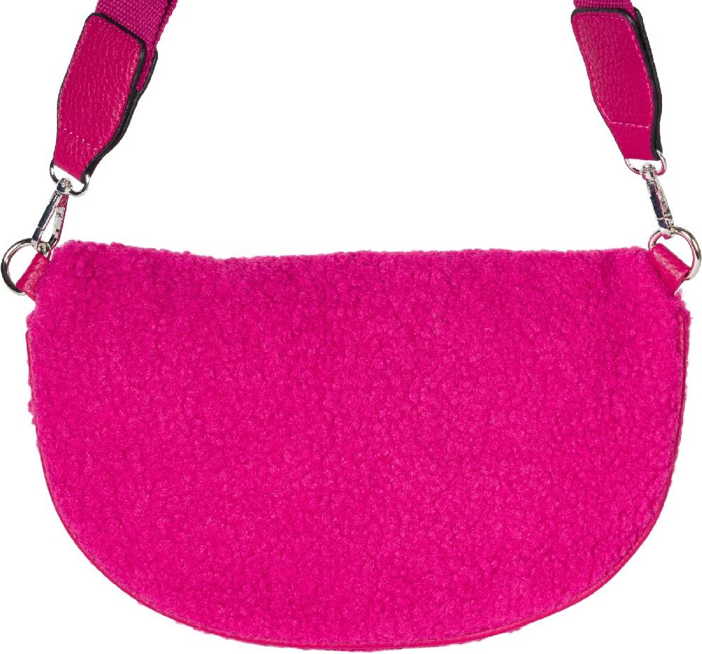 Stylebreaker Teddyfell Halbmond Crossbody Bag