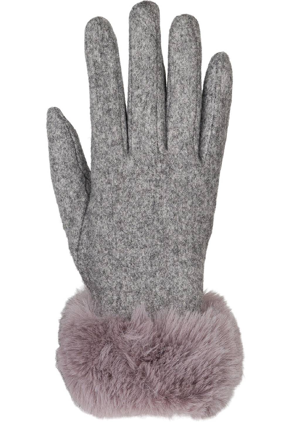 Stylebreaker Touchscreen Handschuhe Mit Kunstfell