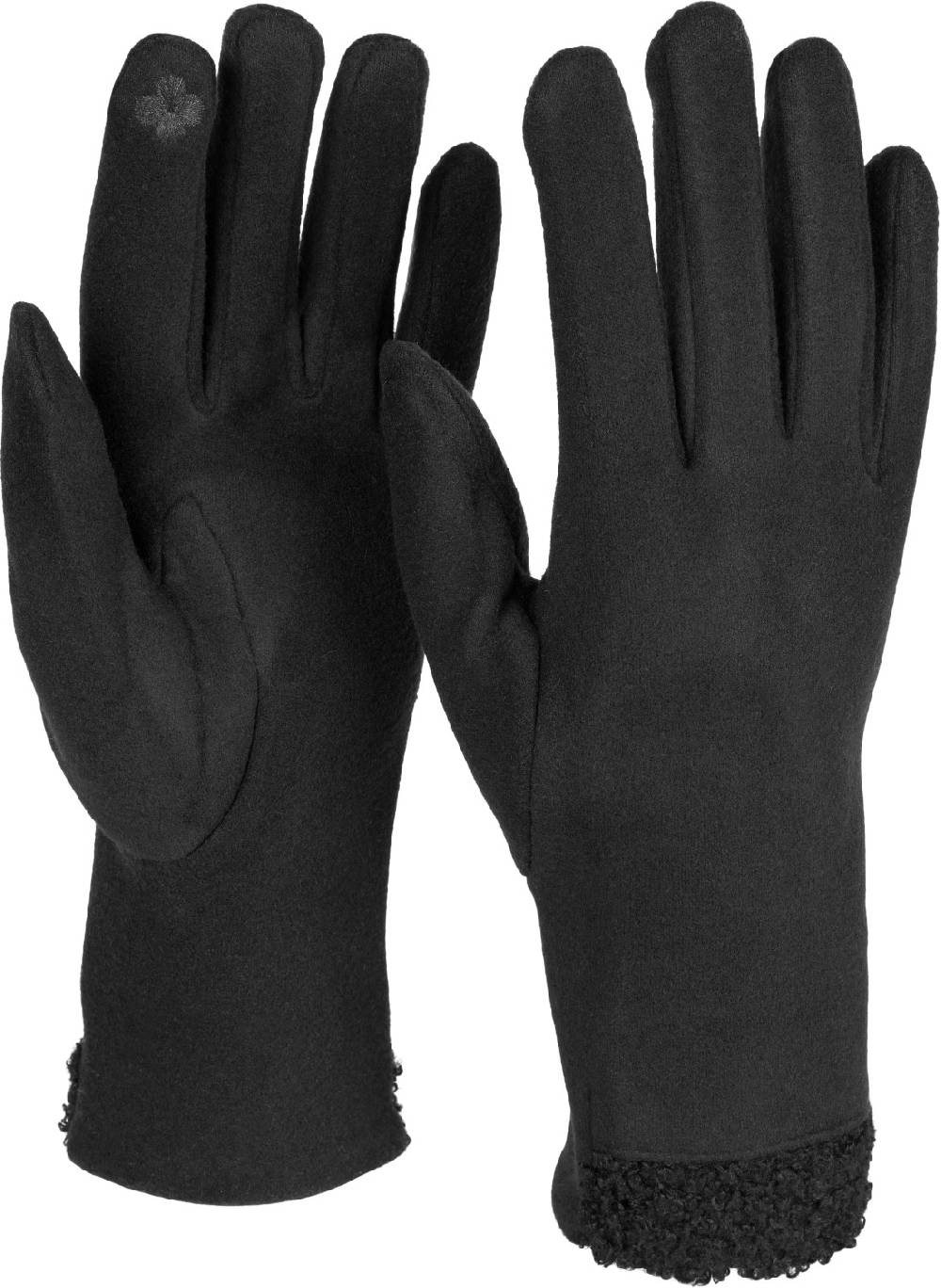 Stylebreaker Touchscreen Handschuhe Teddyfell