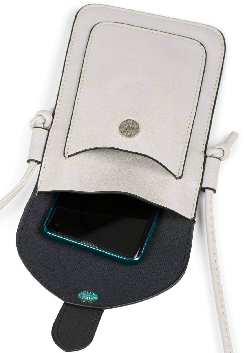 Stylebreaker Touchscreen Handytasche Einfarbig