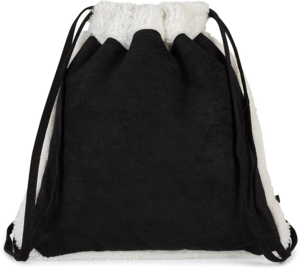 Stylebreaker Turnbeutel mit Teddyfell Futter
