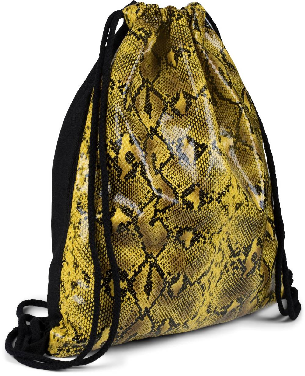 Stylebreaker Turnbeutel Schlangenleder Optik