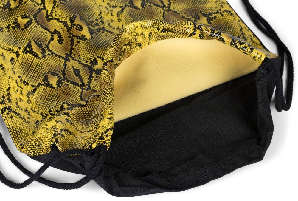 Stylebreaker Turnbeutel Schlangenleder Optik