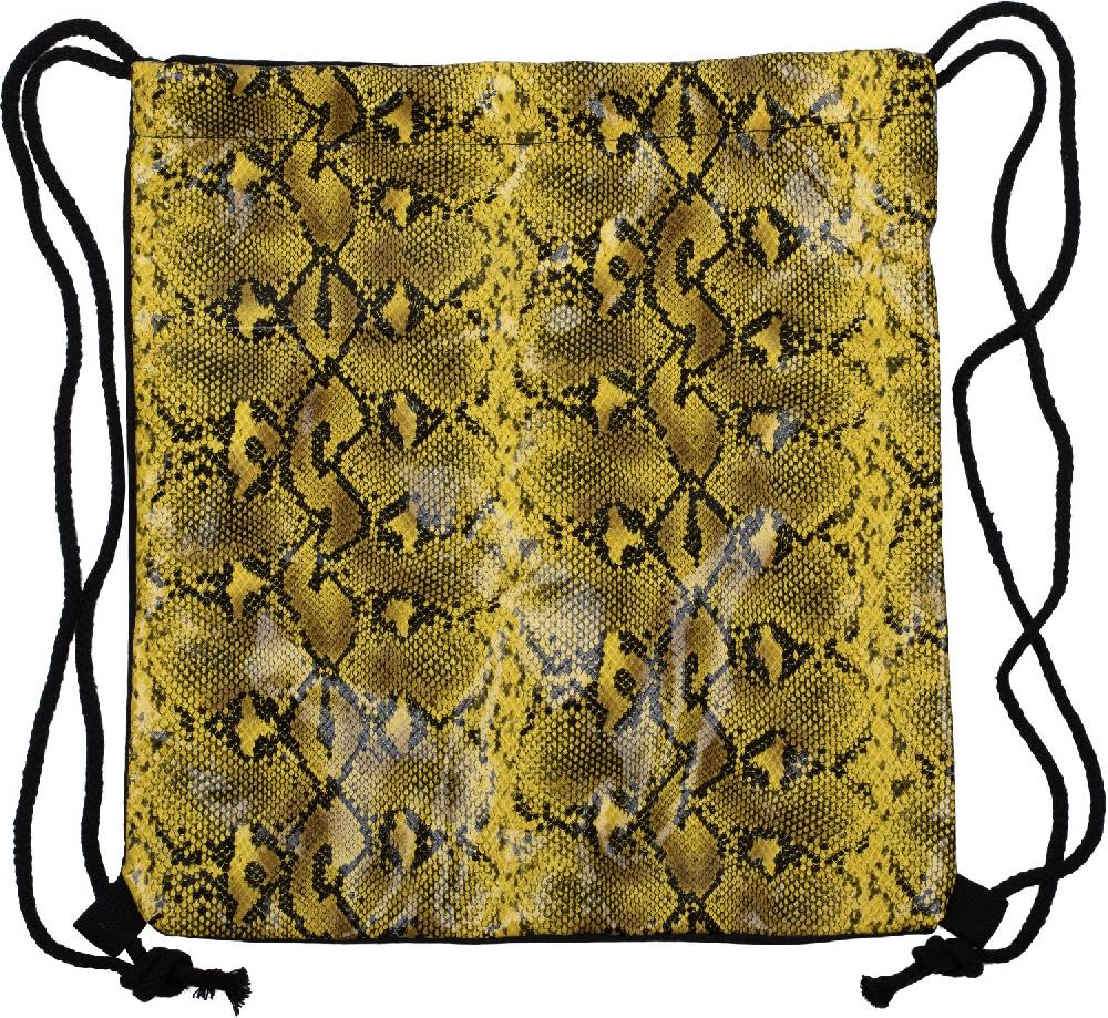 Stylebreaker Turnbeutel Schlangenleder Optik