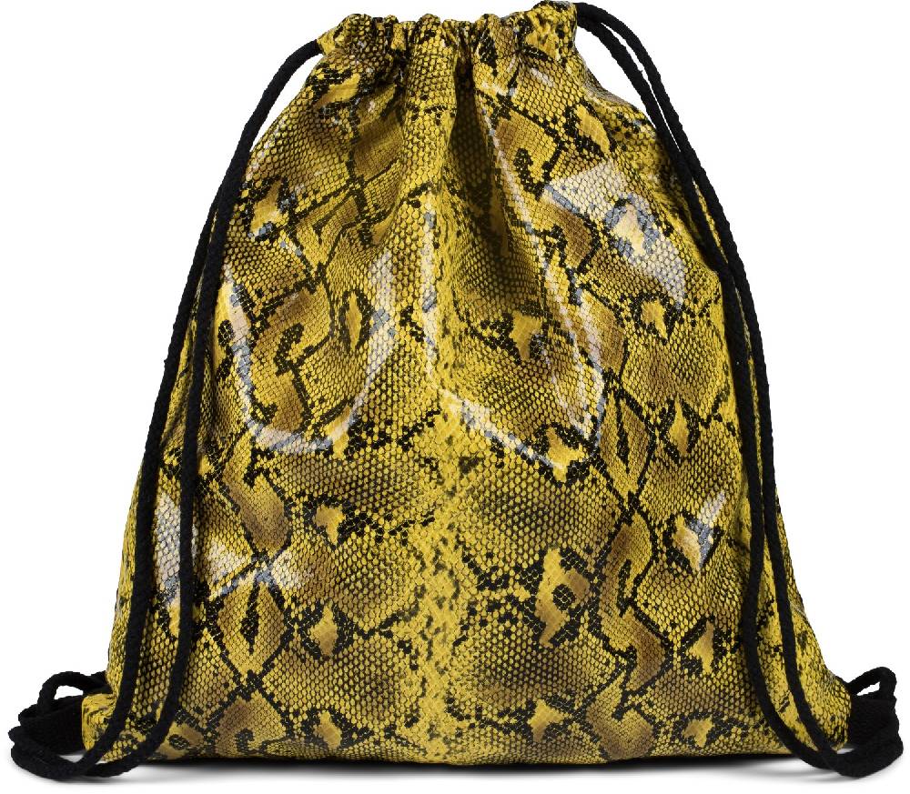 Stylebreaker Turnbeutel Schlangenleder Optik