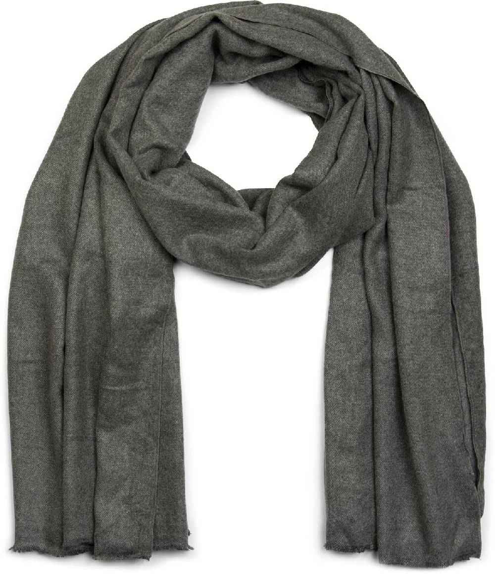 Stylebreaker Unifarbener Schal mit Fransen