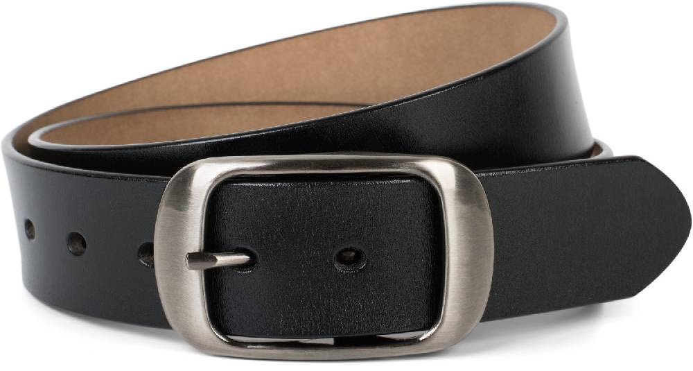 Stylebreaker Unisex Leder Gürtel Unifarben