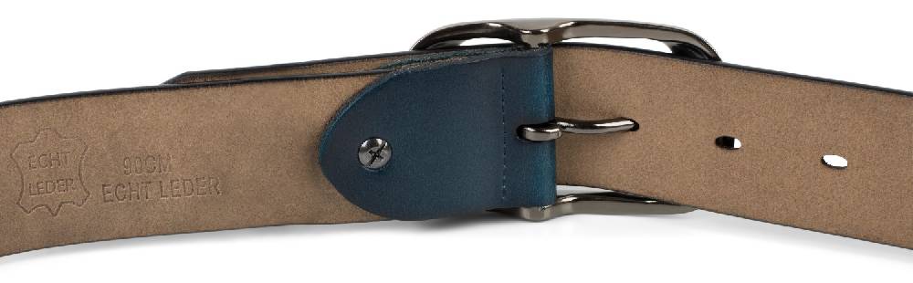 Stylebreaker Unisex Leder Gürtel Unifarben